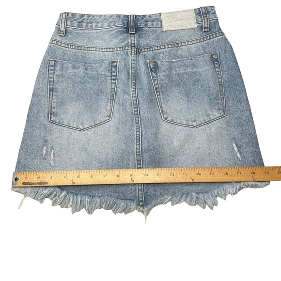 One teaspoon 2020 MINI HIGH WAIST DENIM SKIRT - Picture 3 of 10